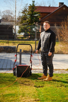 CEDRUS WE40 WERTYKULATOR DO TRAWY AREATOR 2w1 AERATOR + 2 WAŁKI 2000W / 40cm CEDWE40 - EWIMAX - OFICJALNY DYSTRYBUTOR - AUTORYZOWANY DEALER CEDRUS