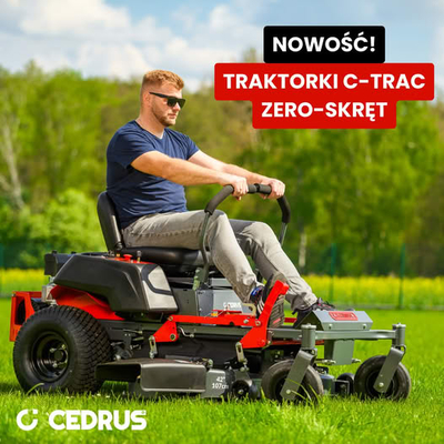 Traktorek ogrodowy Cedrus C-TRAC Z107