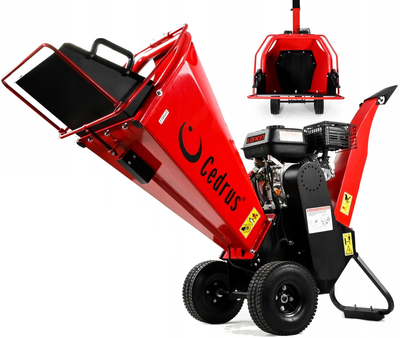 Cedrus RB02 rozdrabniacz spalinowy rębak do gałęzi 10 cm Loncin 6,5 KM