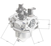 Loncin LC1P65FE-2 EURO V carburetor ORIGINAL PART 170021874-0001