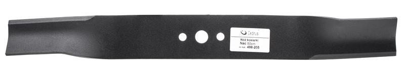 Nóż do kosiarki NAC - widok z boku