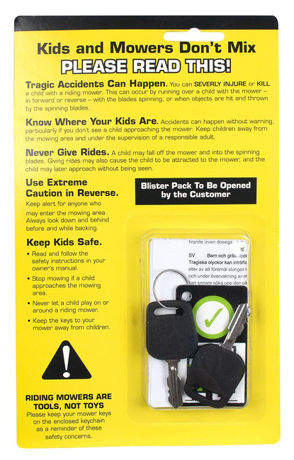 Simplicity ignition key Courier SZT110 SZT150 SZT250 ORIGINAL PART 7106172YP