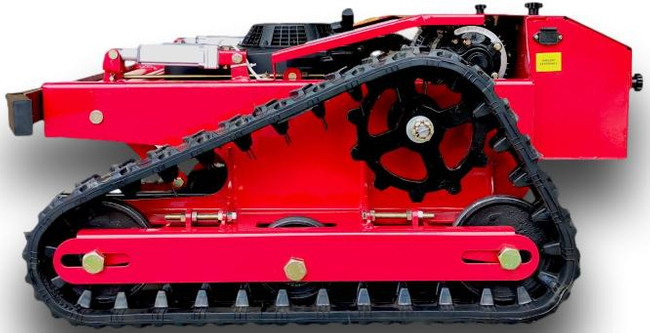 MASTERCUT JFRC55S SEKACÍ ROBOT NA DÁLKOVÉ OVLÁDÁNÍ HYBRIDNÍ PÁSOVÝ TRAKTOR NA TRÁVU POD PANELEM SEKAČKA NA DÁLKOVÉ OVLÁDÁNÍ