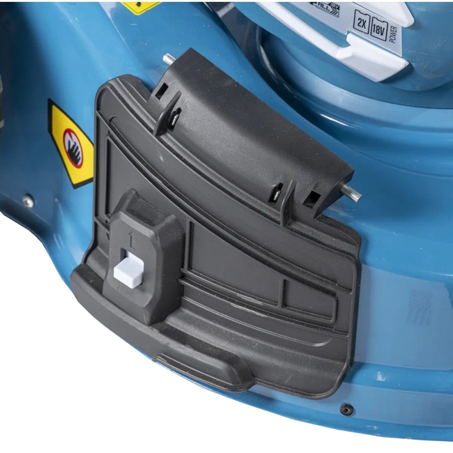 46cm cordless mower with drive, 2x18V