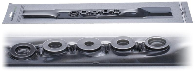 Nóż kosiarki uniwers 48cm wyrzut boczny blister 1-148