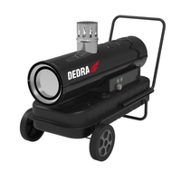 DEDRA DED9955BTK Nagrzewnica olejowa 30kW z odprowadzeniem spalin, termostat, piec olejowy