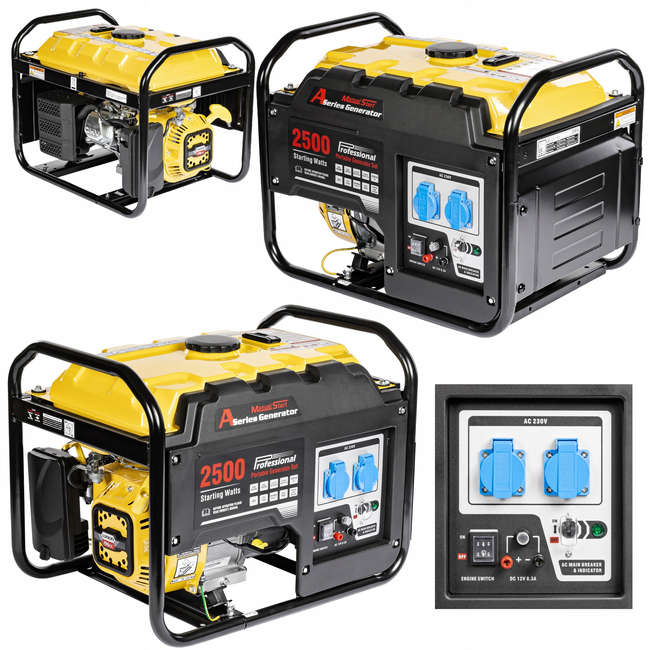 LONCIN LC2500-AS MOCNY AGREGAT GENERATOR PRĄDOTWÓRCZY 2x230V AVR  2,2kW -  EWIMAX OFICJALNY DYSTRYBUTOR - AUTORYZOWANY DEALER LONCIN