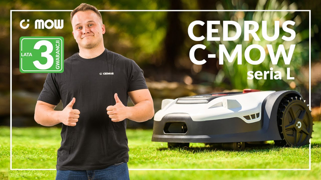 CEDRUS L16 AUTOMATICKÝ ŽACÍ ROBOT 1600m2 C-MOW - OFICIÁLNÍ DISTRIBUTOR - AUTORIZOVANÝ PRODEJCE CEDRUS