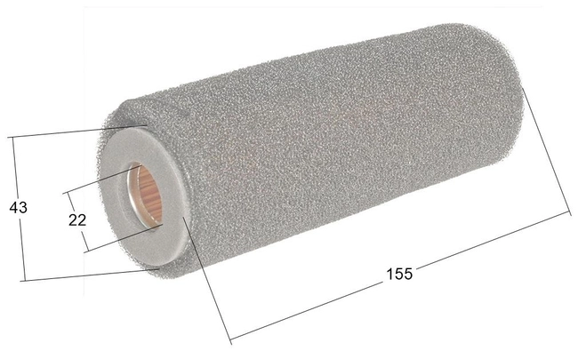 Vzduchový filtr Loncin LC168F-2H ORIGINÁLNÍ DÍL 180100071-0001