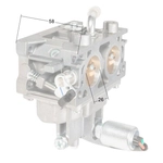 Loncin 2P82F carburetor ORIGINAL PART 170022435-0001