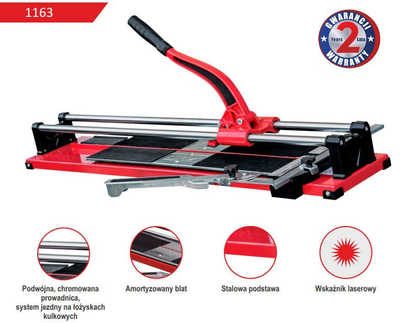 DEDRA 1163-100 TILE CUTTER TILE MACHINE - OFFICIAL DISTRIBUTOR - AUTHORIZED DEDRA DEALER