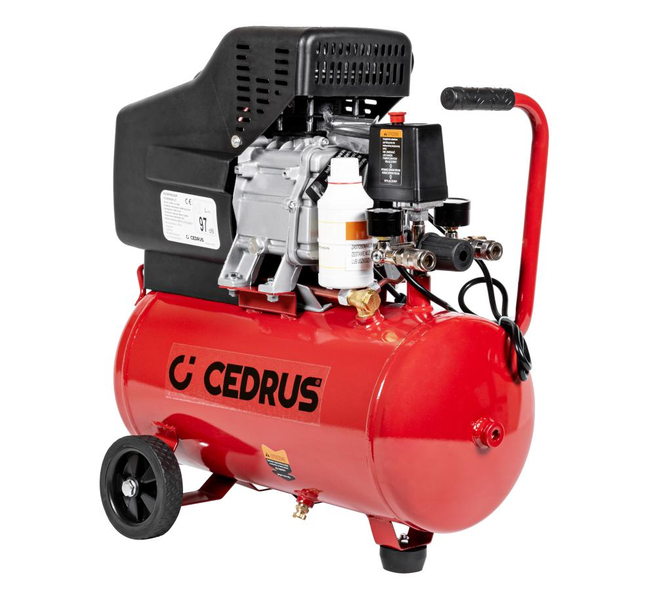 CEDRUS KM24-1T PÍSTOVÝ KOMPRESOR OLEJOVÝ KOMPRESOR 24L - EWIMAX - OFICIÁLNÍ DISTRIBUTOR - AUTORIZOVANÝ PRODEJCE CEDRUS