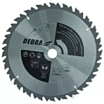 DEDRA HL35024 24 TOOTH CARBIDE WOOD CIRCULAR SAW BLADE, ¶.350X30MM, FEED STOP, FORK