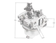 Gaźnik Loncin LC1P61FC CZĘŚĆ ORYGINALNA 170021297-0001