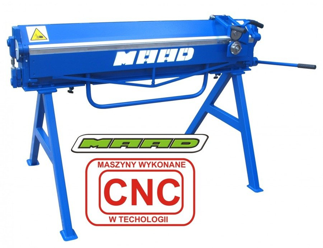 MAAD ZG-1400/2.0 BENDING MACHINE ROOFING SHEET METAL BENDER MAAD ZG-1400/2.0