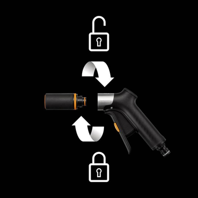 Fiskars FiberComp 1067193 pistolet zraszający regulowany do węża ogrodowego