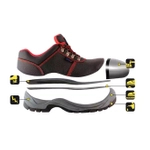 PÓŁBUTY BEZPIECZNE, BUTY BHP DEDRA BH9P1A-45 SKÓRZANE, ROZMIAR: 45, KAT.S1P SRC