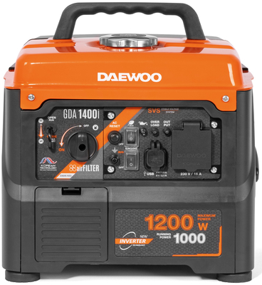 DAEWOO GDA 1400i INVERTOR GENERATOR 230V 1,2kW - OFFICIAL DISTRIBUTOR - AUTHORIZED DAEWOO DEALER