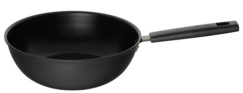 Wok Fiskars Hard Face 28 cm 1052233 – wok na indukcję, gaz, kuchenkę ceramiczną i elektryczną