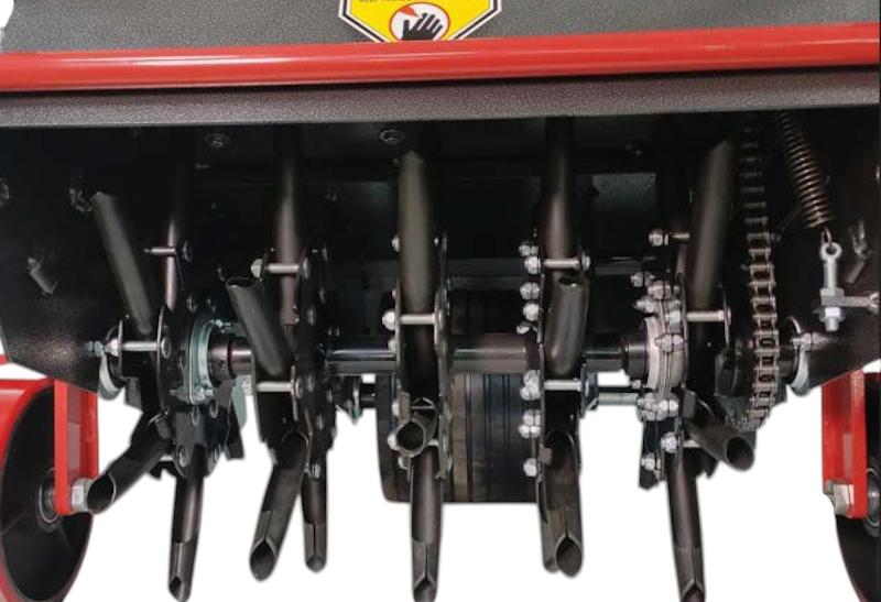 GREENMAN AE500 - zespół roboczy i przekładnia łańcuchowa