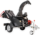 Cedrus R13P Gas-Powered Shredder, Municipal Wood Chipper, 24 KM, for branches up to 13 cm, with feeder, road-approved, CEDRBR13P