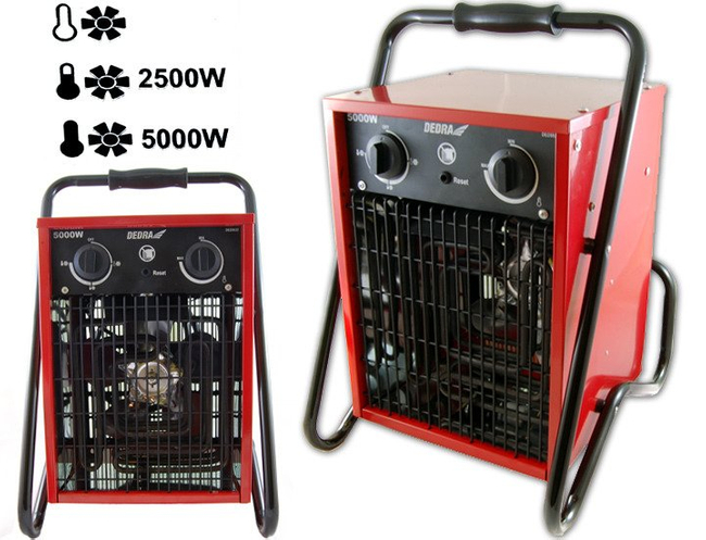DEDRA DED9922 NAGRZEWNICA ELEKTRYCZNA PIEC DMUCHAWA 5KW EWIMAX OFICJALNY DYSTRYBUTOR - AUTORYZOWANY DEALER DEDRA
