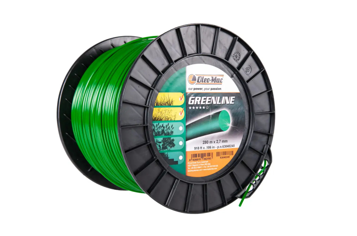 Żyłka tnąca Oleo-Mac 2,7/223M profil okrągły, szpula 63040240