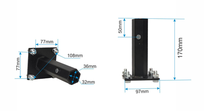 MASTERCUT 860206-2-1 OSIE KÓŁ METALOWYCH GLEBOGRYZARKI MASTERCUT BK86 170mm PARA