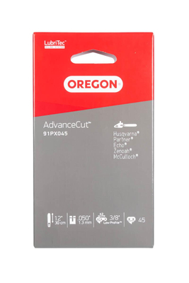Łańcuch tnący 3/8 1.3 ścięte dłuto OREGON 45 ogniw 91PX045E