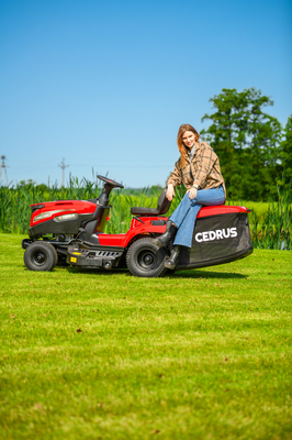 CEDRUS C-TRAC 92HC Rear-Dump Self-Propelled Lawn Mower with 92cm HYDROSTAT RECYCLING VELOPMENTS C-TRAC-92HC EWIMAX OFFICIAL DISTRIBUTOR - AUTHORIZED DEALER CEDRUS