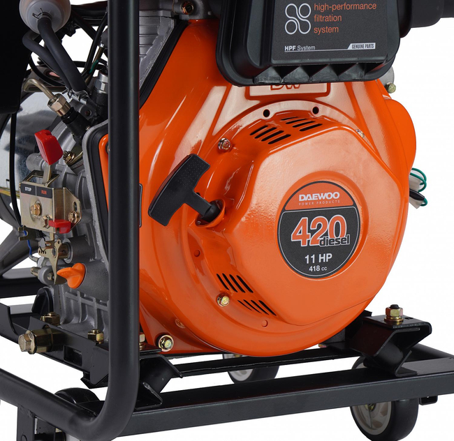 DAEWOO DDAE 6000XE DIESEL AGREGAT GENERATOR PRĄDOTWÓRCZY 2x16A, 1x32A AVR MOC 11KM - OFICJALNY DYSTRYBUTOR - AUTORYZOWANY DEALER DAEWOO