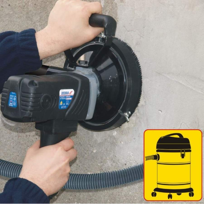 DEDRA DED7747 PÍSEK NA BETON 1,5 KW + diamantový kotouč S-segment 125mm EWIMAX - OFICIÁLNÍ DISTRIBUTOR - AUTORIZOVANÝ PRODEJCE DEDRA