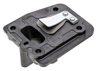 Kawasaki TJ45E maroon carburetor connector 12021-0704