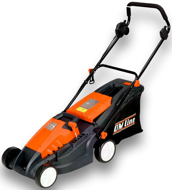 OLEO MAC OM-LINE E1600 KOSIARKA ELEKTRYCZNA DO TRAWY SILNIK INDUKCYJNY MIEDZIANE UZWOJENIE 1600W / 38cm OB-CNEE1600 - OFICJALNY DYSTRYBUTOR - AUTORYZOWANY DEALER OLEO-MAC