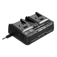 DEDRA SAS+ALL DED7038V ładowarka podwójna zasilacz 20V USB DED7032 DED7034 DED7035