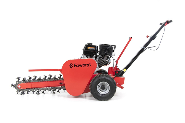 FAWORYT SK600 GARDEN SHOVER SHOVER SPRINKLER MINIKOPRAKA for laying pipes, conduits, cables etc. 15hp / 60cm