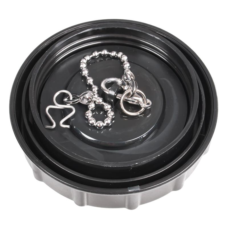 Korek zbiornika paliwa Cedrus CEDIN1000R CEDIN2000R widok od spodu z łańcuszkiem