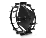 HECHT 8001004 METAL PADDLE WHEELS 2 PIECES FOR HECHT 785, 790, 795, 790BS SOILERS 