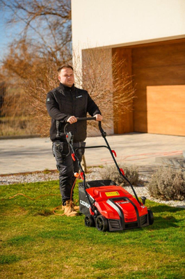 CEDRUS WE38 GREEN AREATOR 2-in-1 AERATOR + 2 ROLLERS 1800W / 38cm CEDWE38 - EWIMAX - OFFICIAL DISTRIBUTOR - AUTHORIZED DEALER CEDRUS