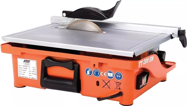 NORTON CLIPPER TT200 EM TILE CUTTING SAW CERAMIC TILE CONSTRUCTION SAW + CARRYING CASE OFFICIAL DISTRIBUTOR - AUTHORIZED NORTON CLIPPER DEALER