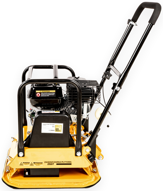 CEDRUS ZG07 SPRINAL GRADUATION COMPACTOR 96 KG / 6,5 HP + TRANSPORT WHEELS + SILICONE MATA - Flat Edged Plates - EWIMAX - OFFICIAL DISTRIBUTOR - AUTHORIZED DEALER CEDRUS