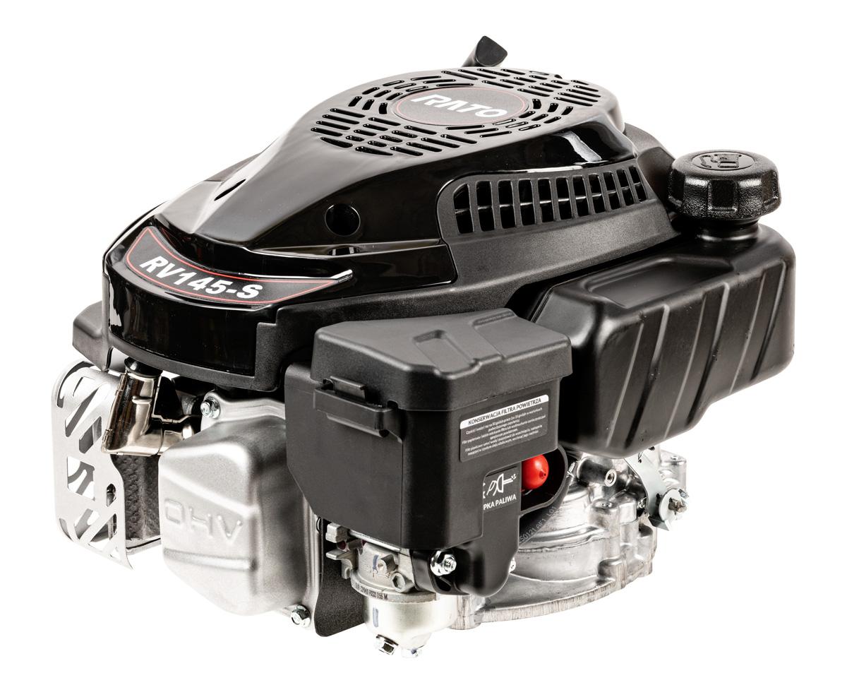 Silnik Rato RV145-S wał poziomy 22,2 mm / 62 mm widok z góry