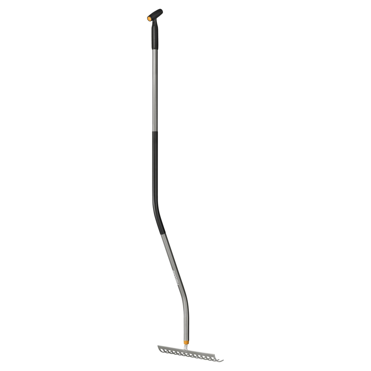 Grabie do ziemi Fiskars Ergonomic 1077112 – 14-zębne, aluminiowe, wygięty trzonek