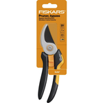 Fiskars Sekator nożycowy Solid P321 1057162 – sekator ogrodowy bypass 20 mm