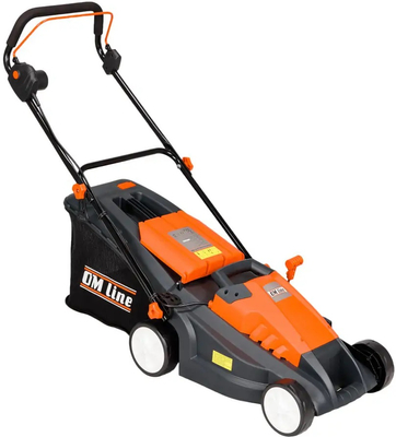 OLEO MAC OM-LINE E1600 ELECTRIC DROPPING LAWN MOWER INDUCTIVE MOTOR COPPER 1600W / 38cm OB-CNEE1600 - OFFICIAL DISTRIBUTOR - AUTHORIZED DEALER OLEO-MAC