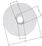 Castel Garden mower adapter GB504/TR/TRE M504/TR/TRE NG504TR/TRE 22.2mm RO50421