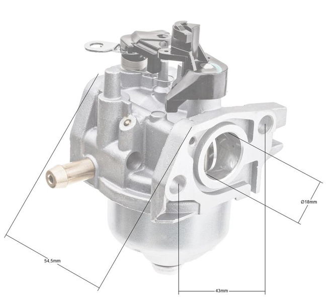 Loncin LC1P65FA carburetor with automatic suction 080003