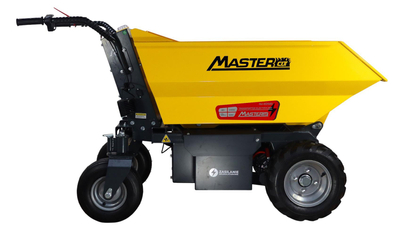 MasterCut AU-ED500 WOZIDŁO TRANSPORTER AKUMULATOROWY BUDOWLANY OGRODOWY TACZKA WYWROTKA ELEKTRYCZNA 48V, 32AH, 500KG