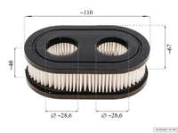 B&S paper air filter OHV SERIES 500E KN47