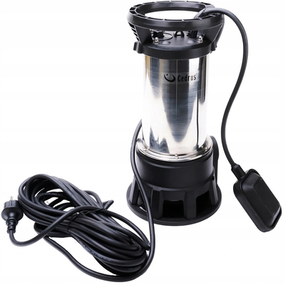 CEDRUS PZ1100 POMPA ZANURZENIOWA ZATAPIALNA DO WODY BRUDNEJ CZYSTEJ OGRODOWA INOX 1100W 20000 l/h - EWIMAX - OFICJALNY DYSTRYBUTOR - AUTORYZOWANY DEALER CEDRUS